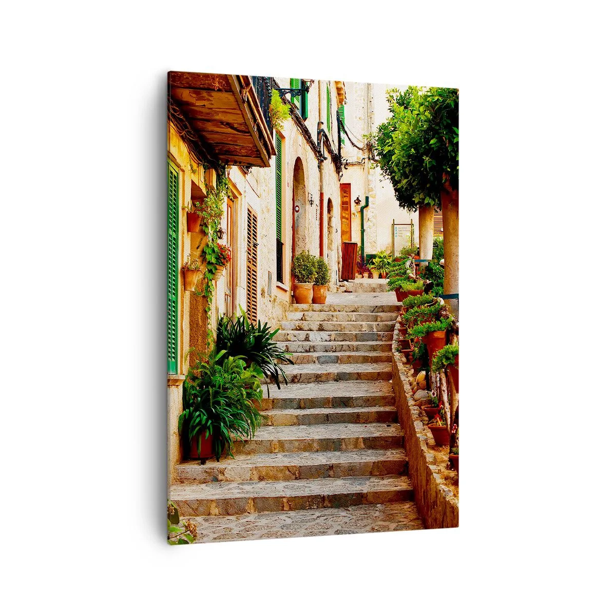 Impression sur toile - Image sur toile - Le charme des vacances espagnoles - 70x100 cm