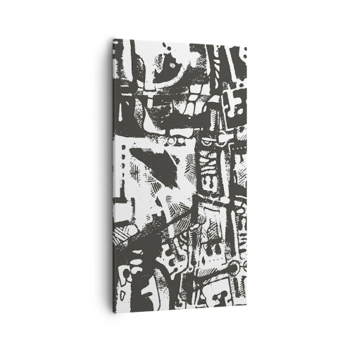 Impression sur toile - Image sur toile - Ordre ou chaos? - 55x100 cm