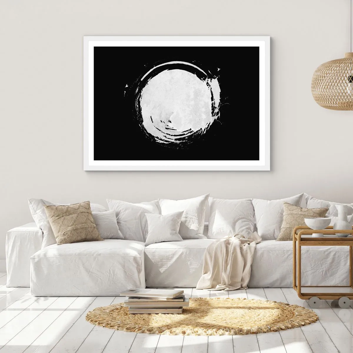 Affiche dans un cadre blanc - Poster - Belle sortie - 70x50 cm