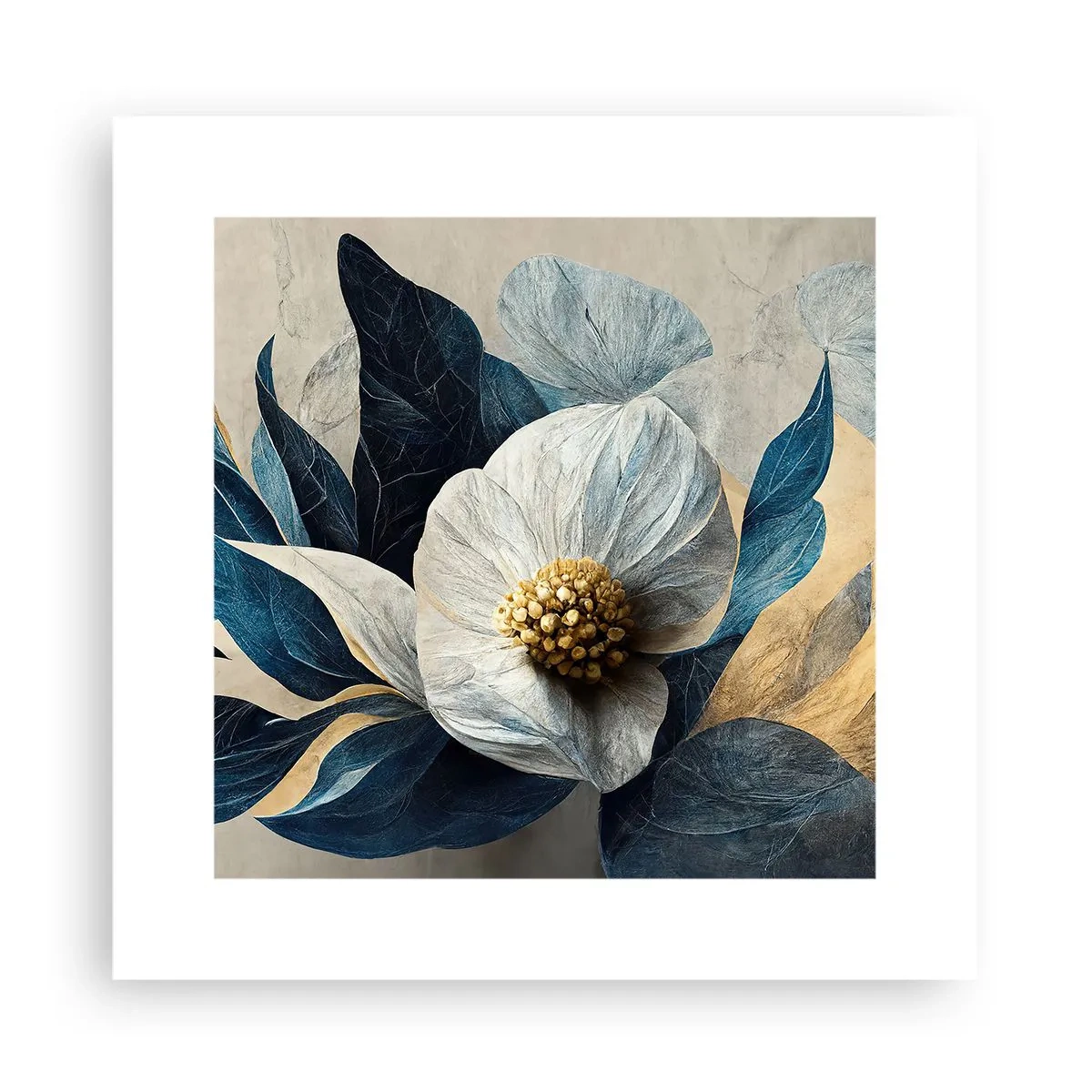 Affiche - Poster - Il a un coeur d'or - 30x30 cm