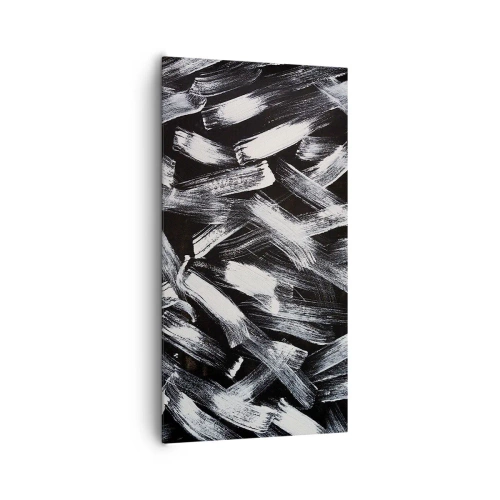 Impression sur toile - Image sur toile - L'abstraction dans l'esprit industriel - 65x120 cm