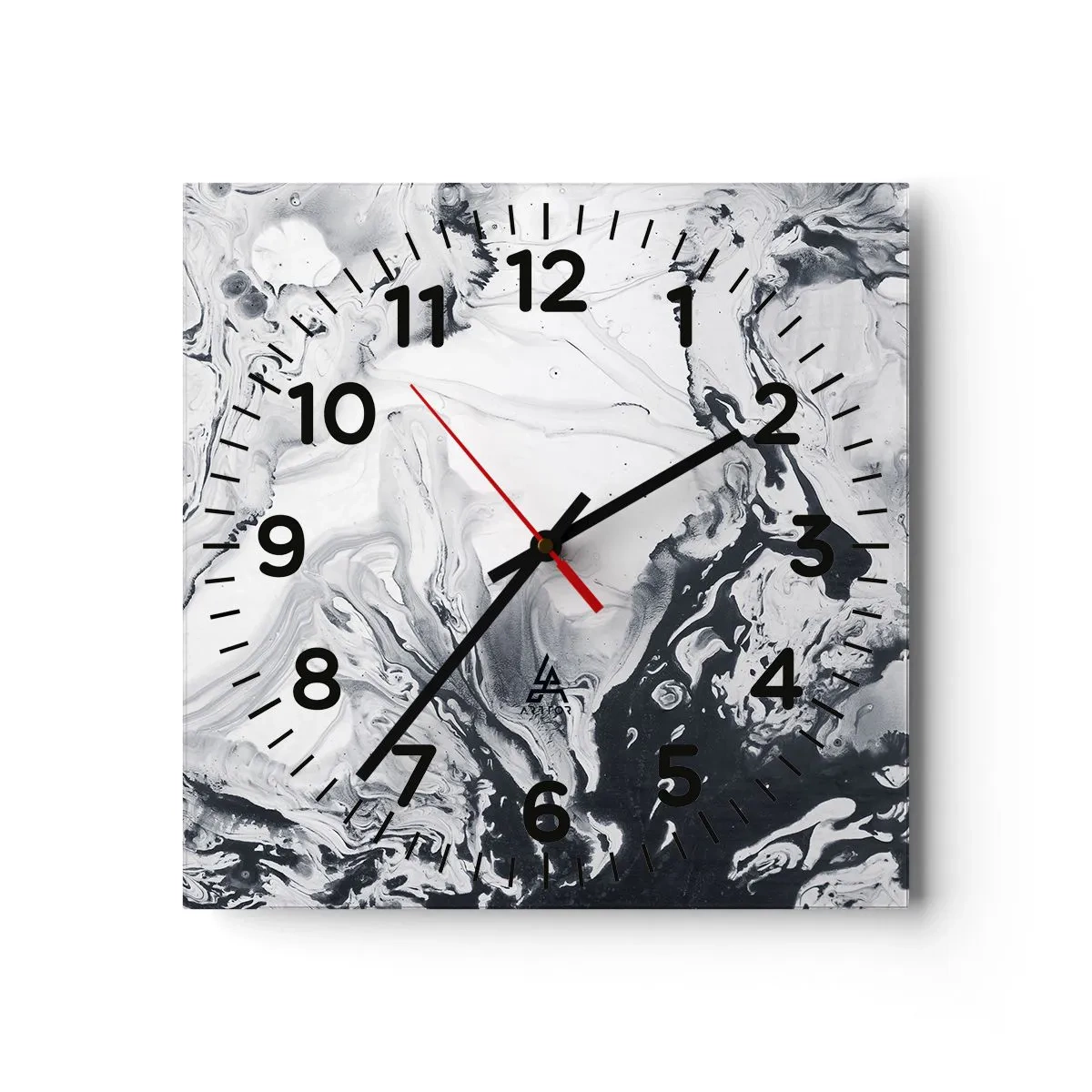 Horloge murale - Pendule murale - Au centre de la Terre - 40x40 cm