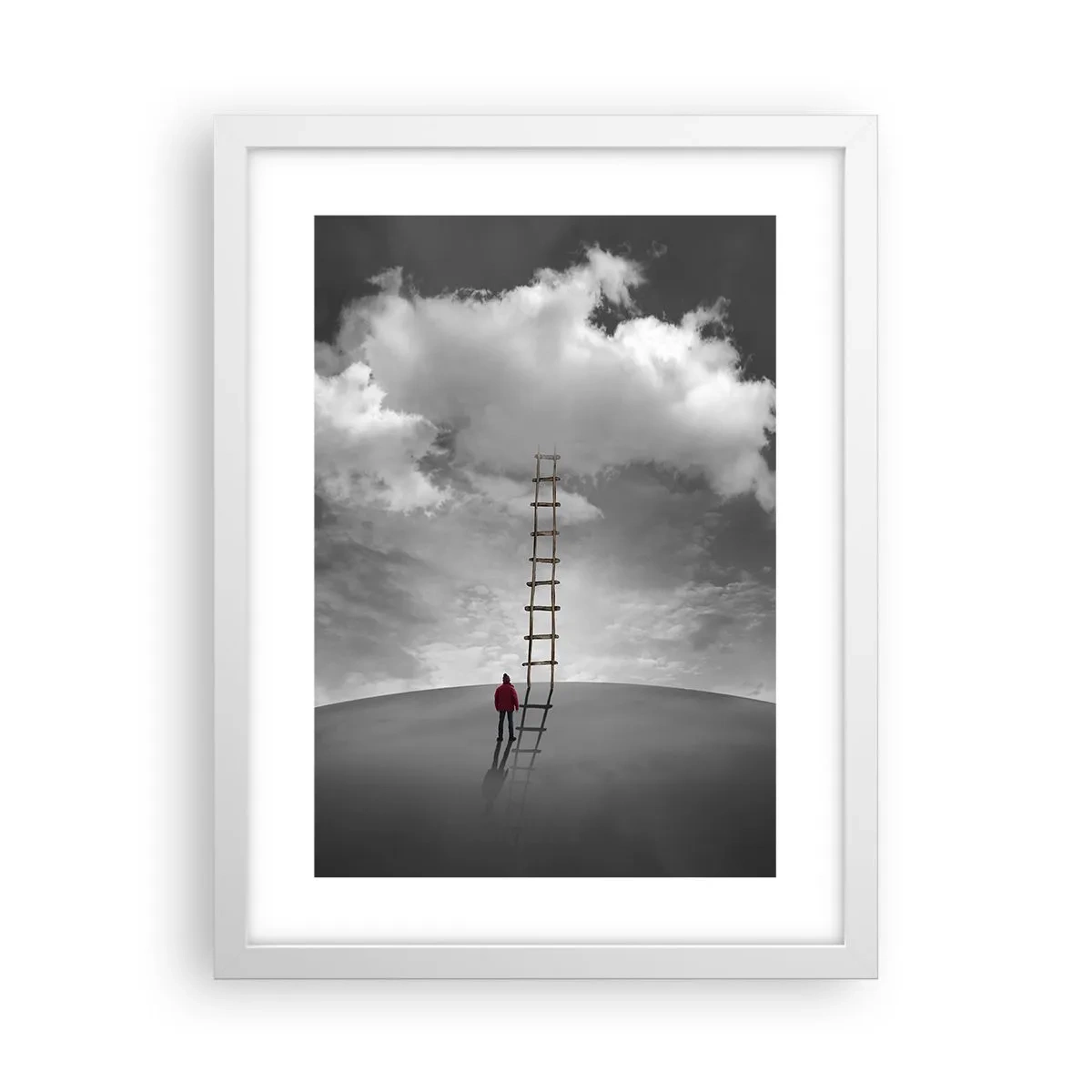 Affiche dans un cadre blanc - Poster - Tout est possible - 30x40 cm