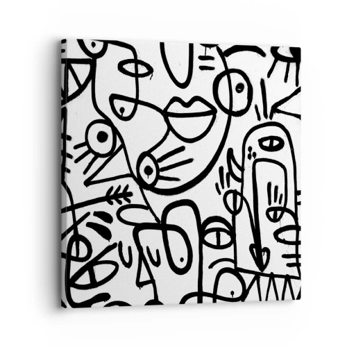 Impression sur toile - Image sur toile - Visages et mirages - 30x30 cm