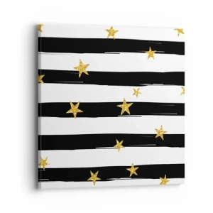 Impression sur toile - Image sur toile - Nous sommes tous nés sous une bonne étoile - 40x40 cm