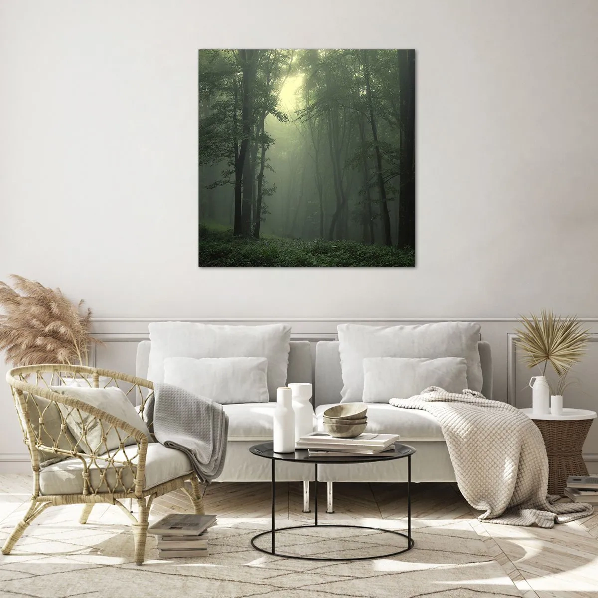 Impression sur verre - Image sur verre - Avant qu'il ne se réveille - 40x40 cm