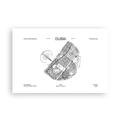 Affiche - Poster - Anatomie de Dubaï - 91x61 cm
