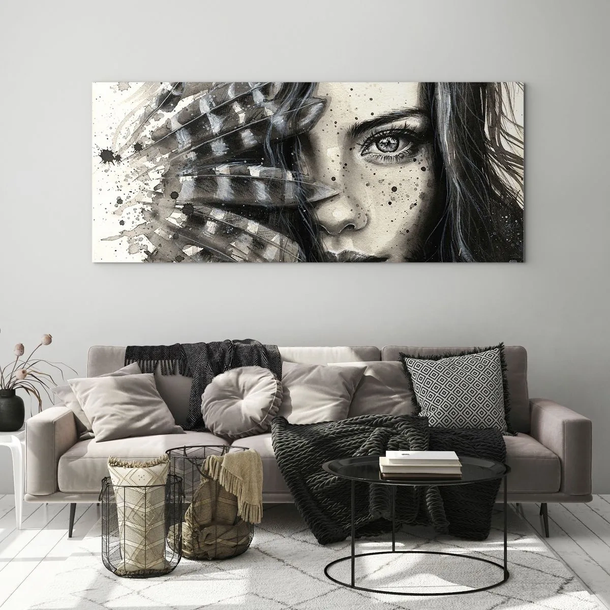 Impression sur verre - Image sur verre - Beauté sauvage - 100x40 cm