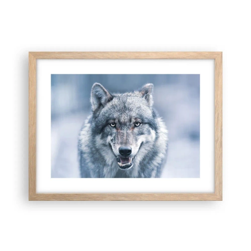 Affiche dans un chêne clair - Poster - Relèverez-vous le défi ? - 40x30 cm