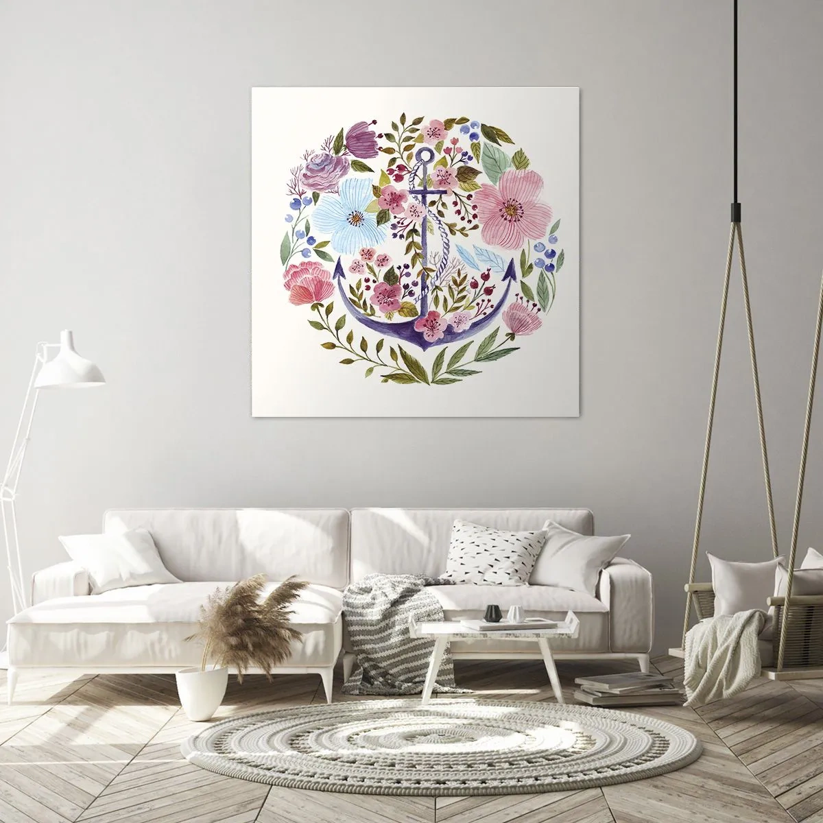 Impression sur toile - Image sur toile - Le beau rêve du marin - 50x50 cm