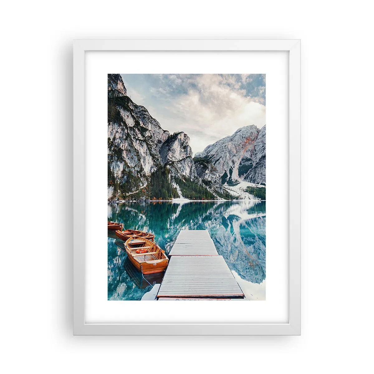 Affiche dans un cadre blanc - Poster - On va te montrer la beauté - 30x40 cm
