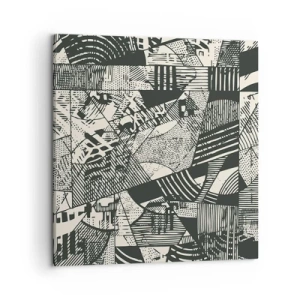 Impression sur toile - Image sur toile - Dynamique du modernisme - 50x50 cm