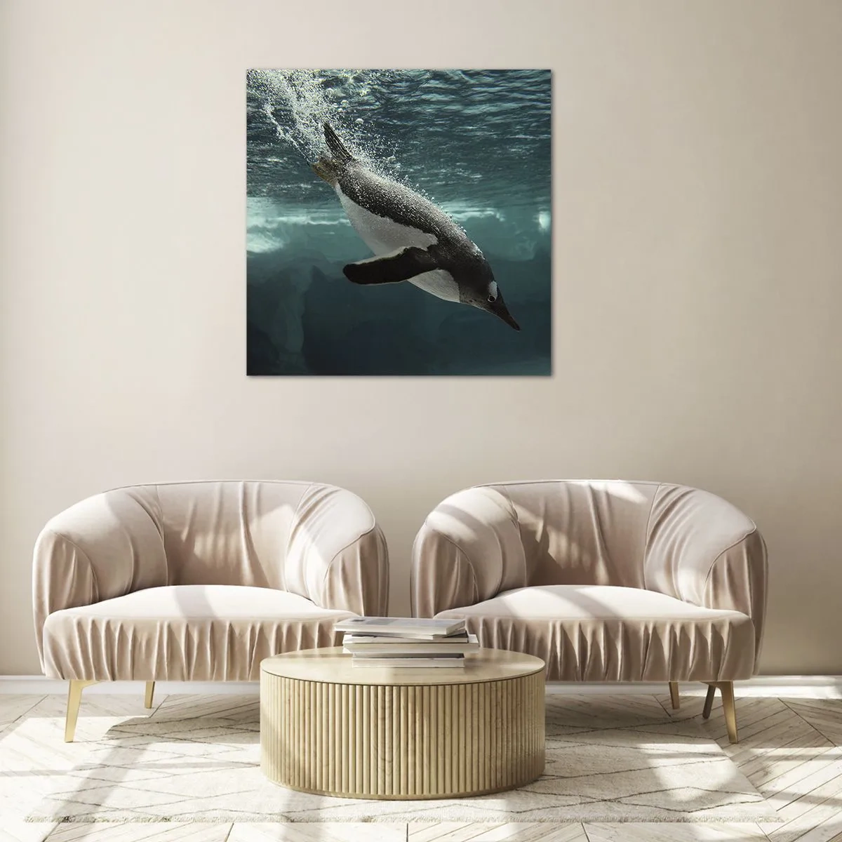 Impression sur verre - Image sur verre - Bienvenue dans mon monde - 30x30 cm