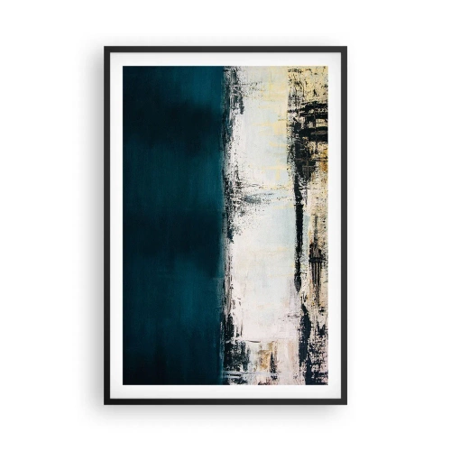 Affiche dans un cadre noir - Poster - Composition horizontale - 61x91 cm