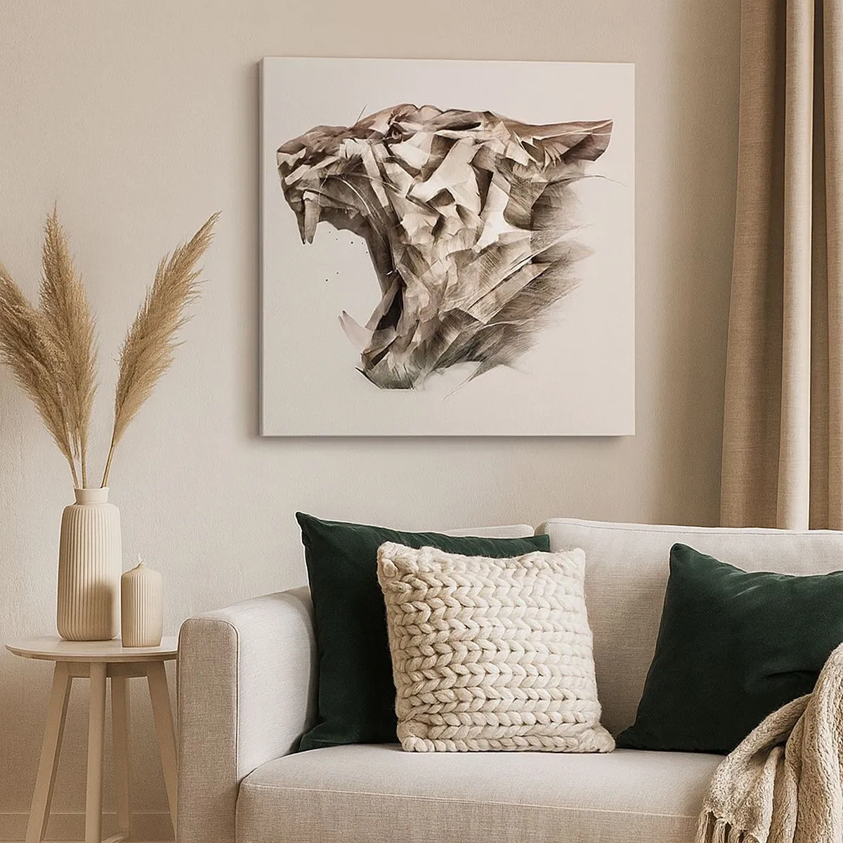 Impression sur toile - Image sur toile - Vous savez déjà qui est en charge - 30x30 cm