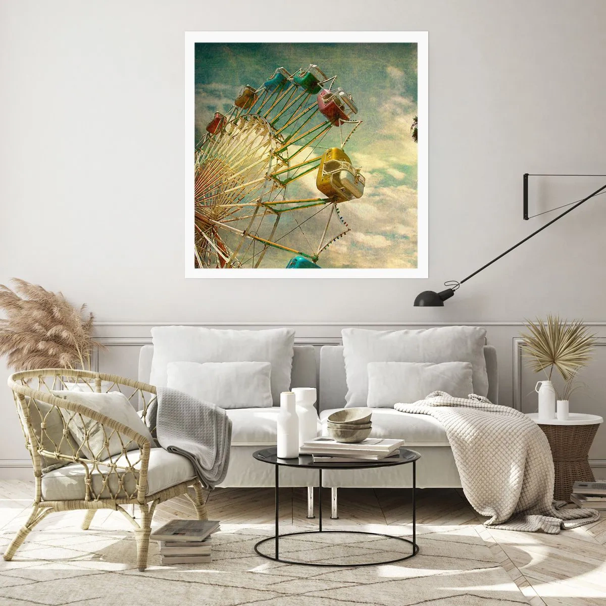 Affiche - Poster - On va faire la fête - 30x30 cm