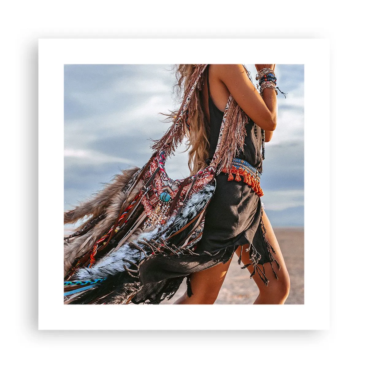 Affiche - Poster - La fille du chaman - 40x40 cm
