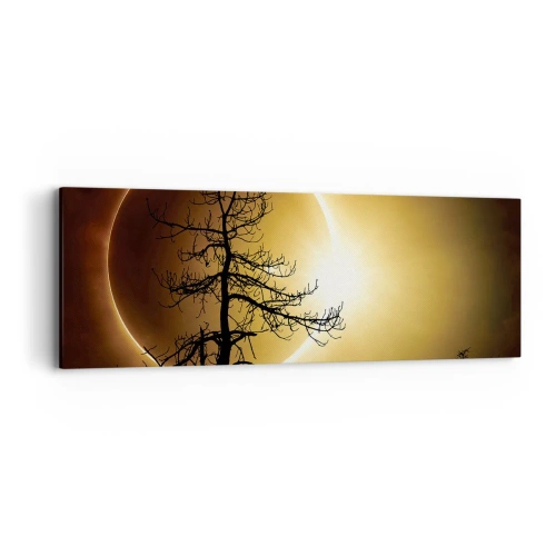 Impression sur toile - Image sur toile - Éclipse totale - 90x30 cm