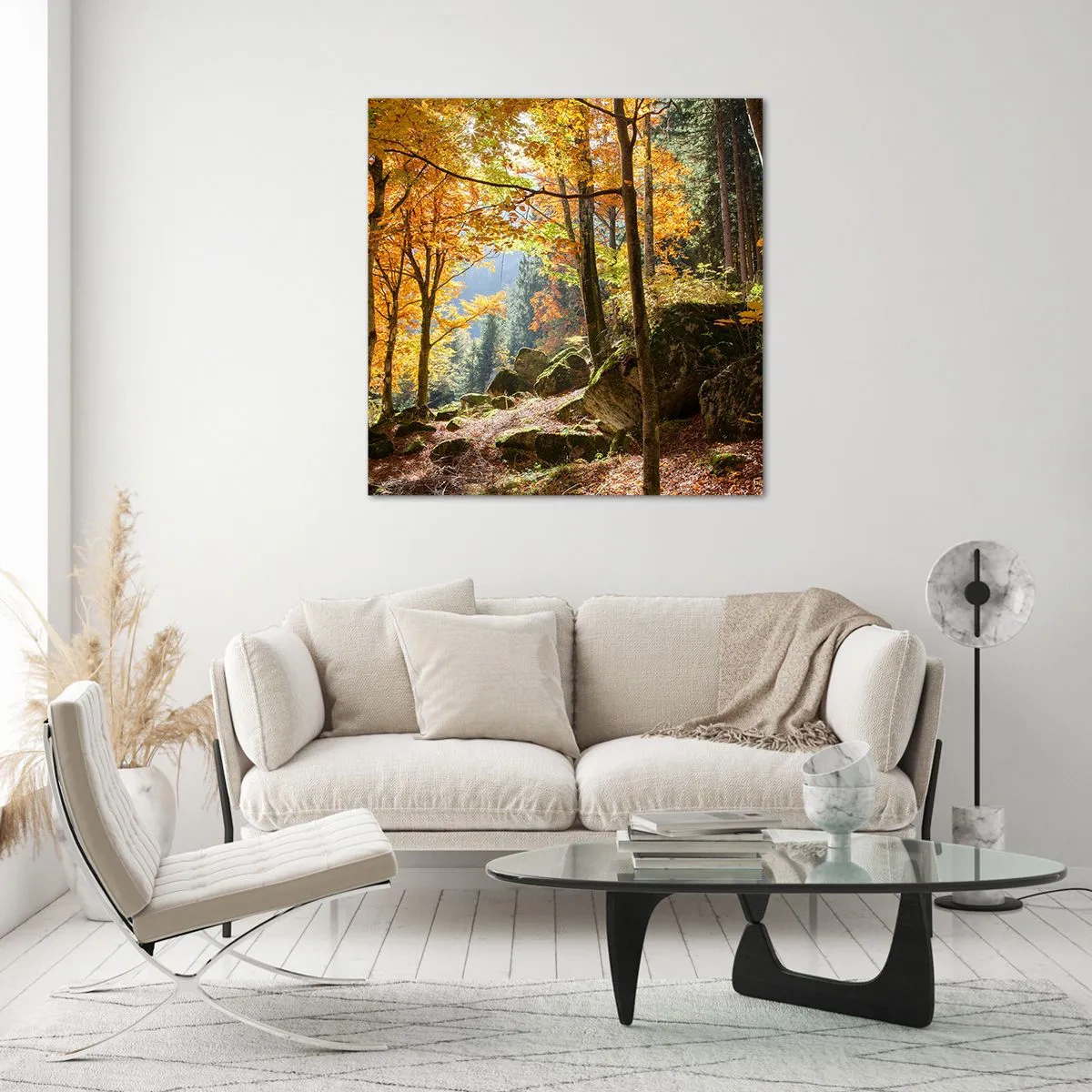 Impression sur verre - Image sur verre - Il est temps de se détendre - 60x60 cm