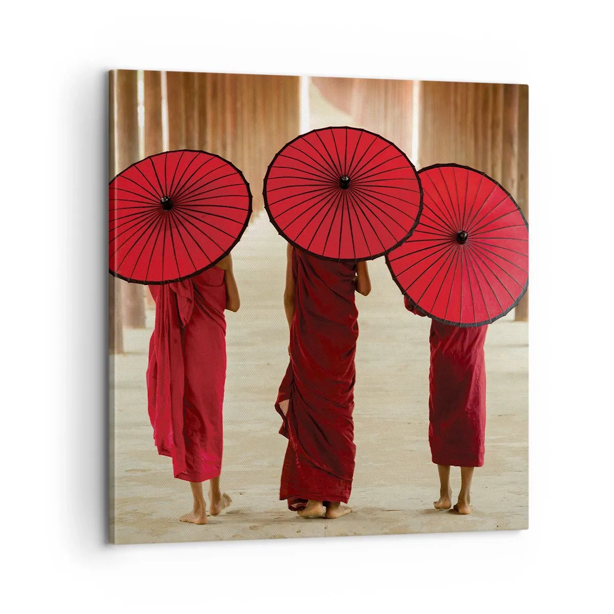 Impression sur toile - Image sur toile - Sur la route du pays pure - 60x60 cm