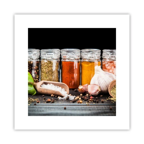 Affiche - Poster - Pour que la vie ait du goût - 30x30 cm