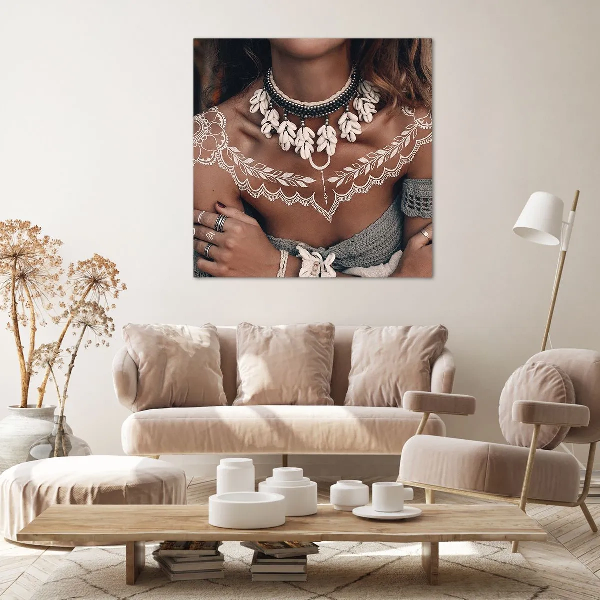 Impression sur toile - Image sur toile - Talismans, rituels de la féminité - 50x50 cm