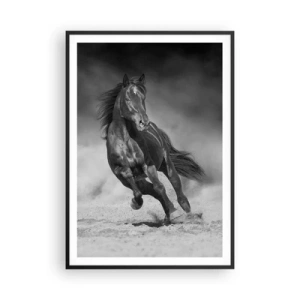 Affiche dans un cadre noir - Poster - Digne de l'émir lui-même - 70x100 cm