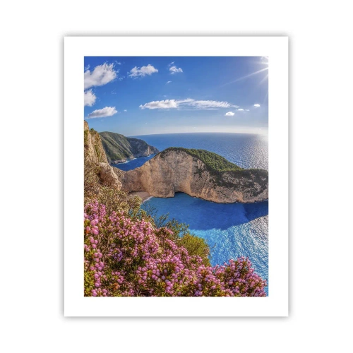 Affiche - Poster - Mes super vacances grecques - 40x50 cm