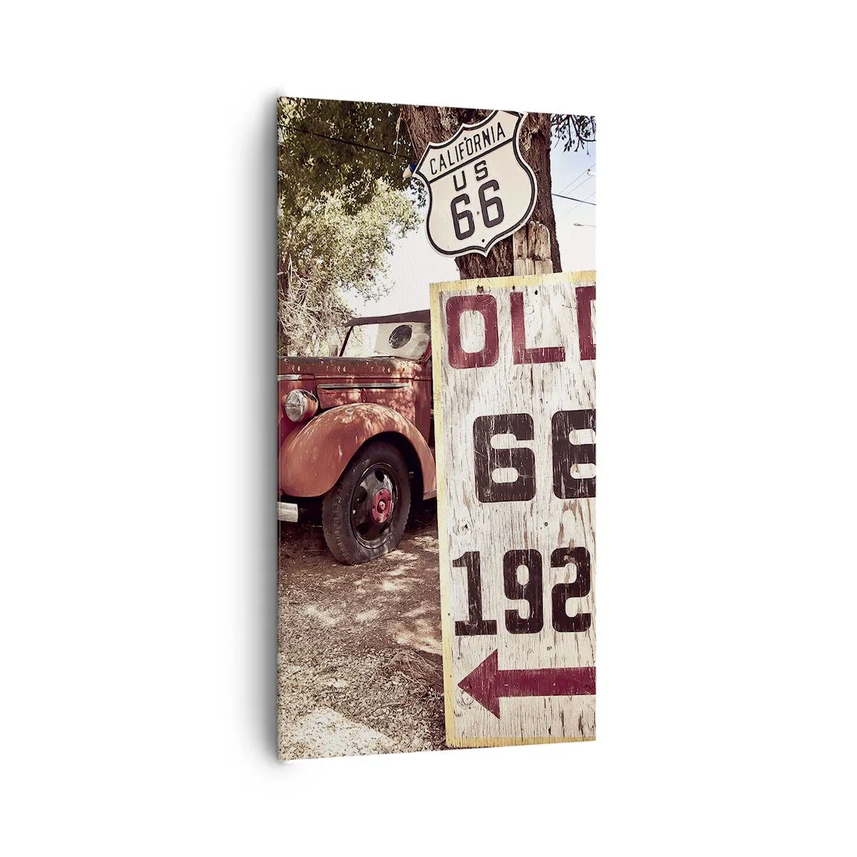 Impression sur toile - Image sur toile - La légende de la province américaine - 65x120 cm