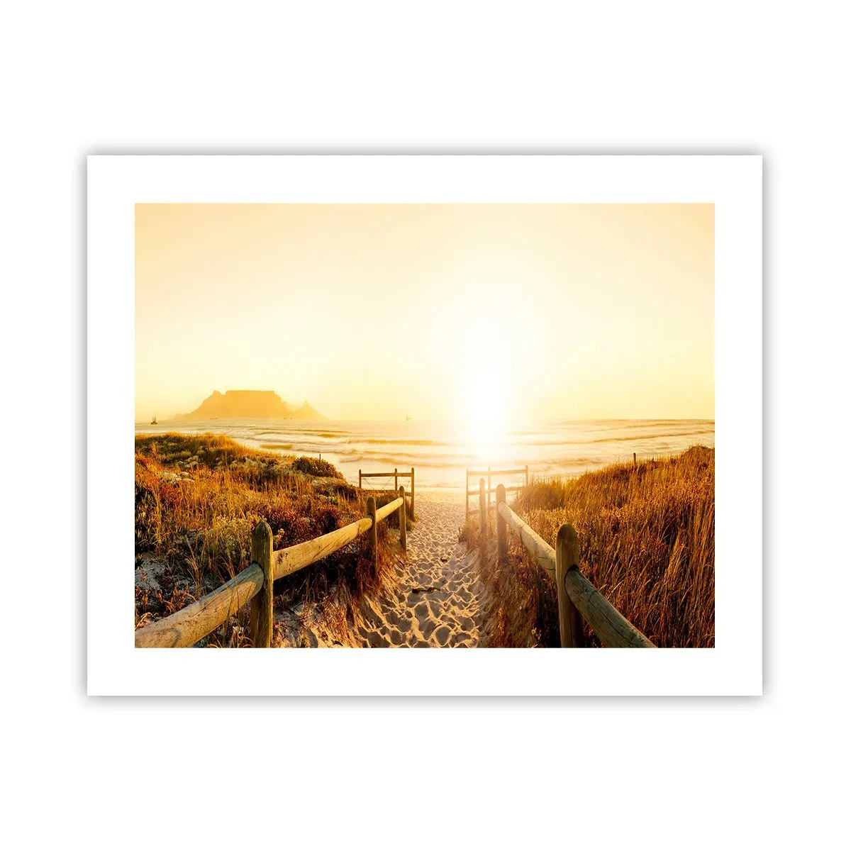 Affiche - Poster - A travers la dune, vers le soleil - 50x40 cm