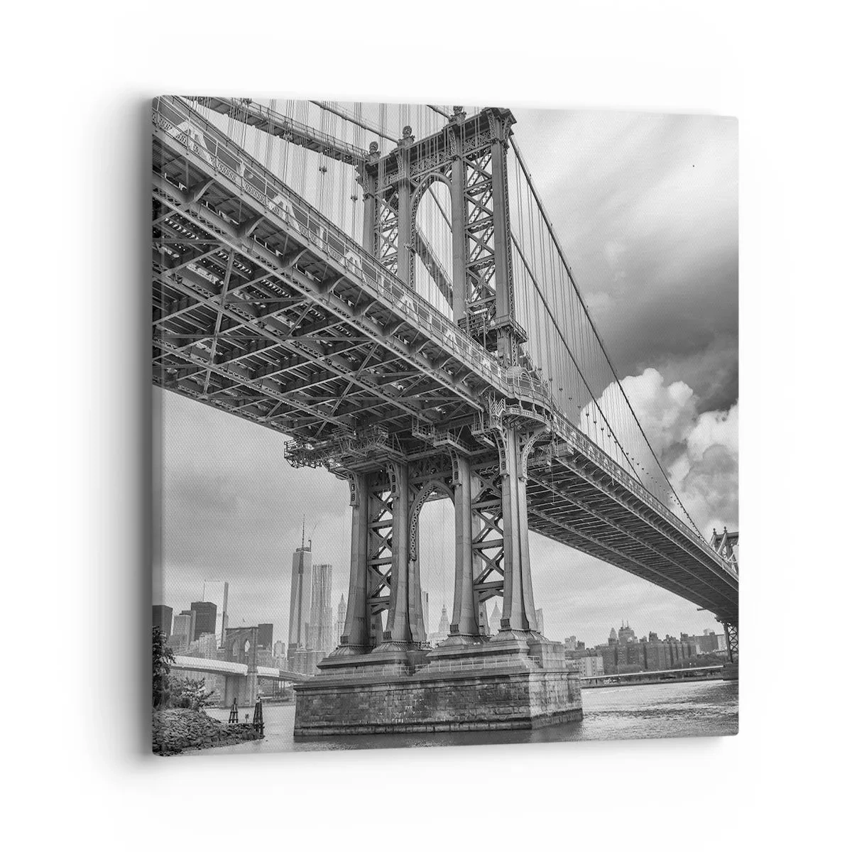 Impression sur toile - Image sur toile - Au coeur de la ville - 40x40 cm