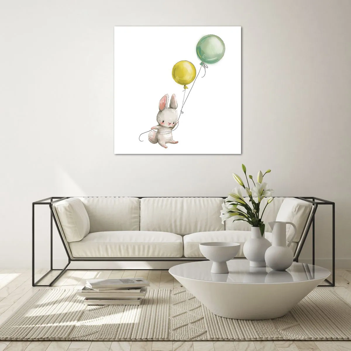 Impression sur verre - Image sur verre - Moi aussi je vole! - 60x60 cm