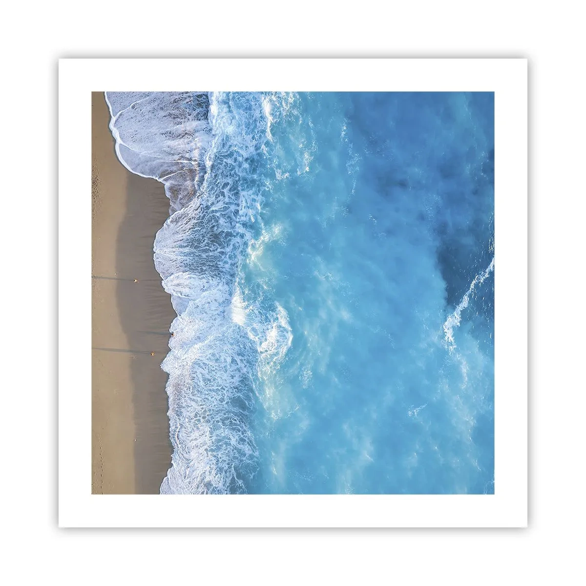 Affiche - Poster - La force du bleu - 50x50 cm