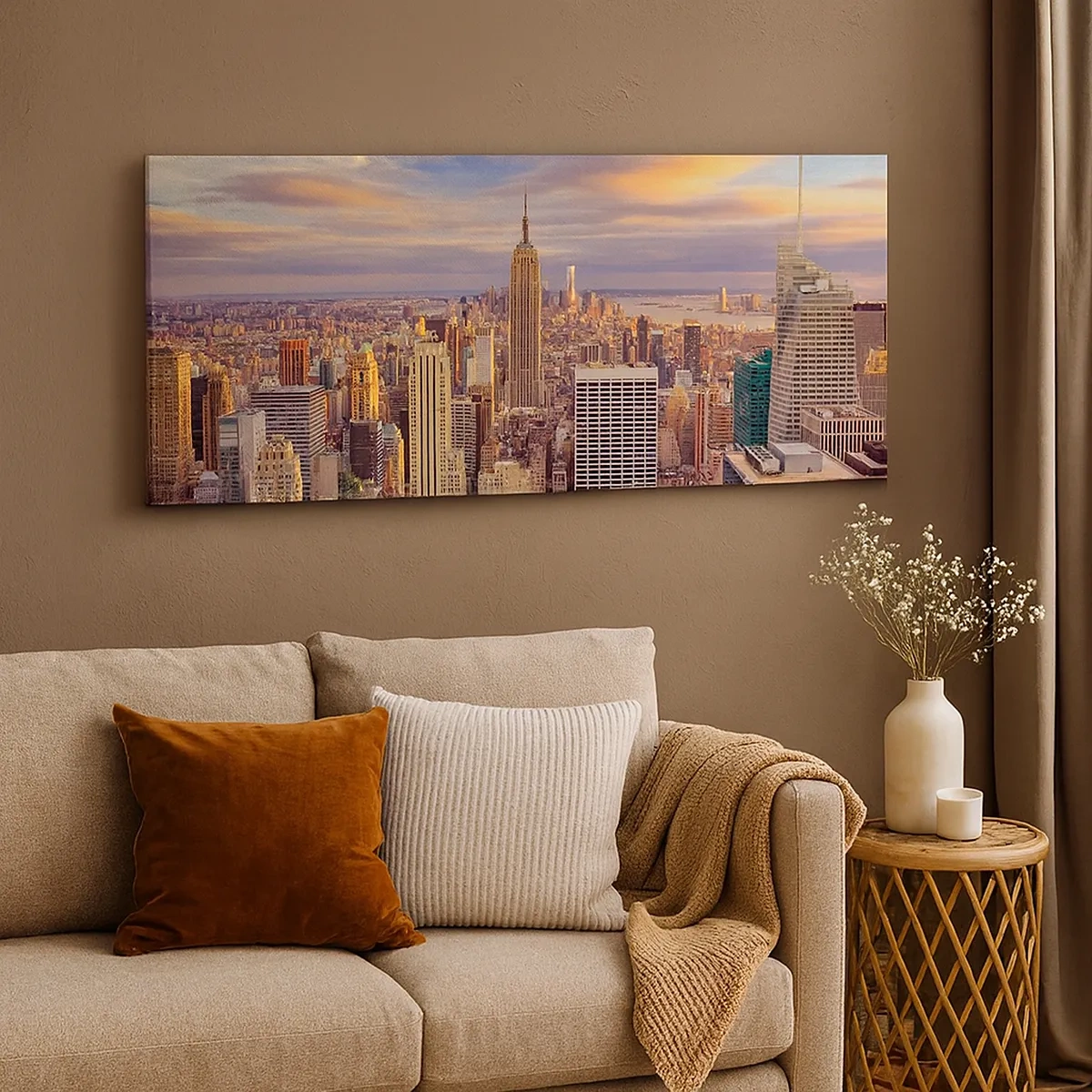 Impression sur toile - Image sur toile - Atteindre les nuages ​​eux-mêmes - 30x30 cm