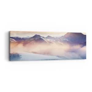 Impression sur toile - Image sur toile - La force et la pureté de la nature - 90x30 cm