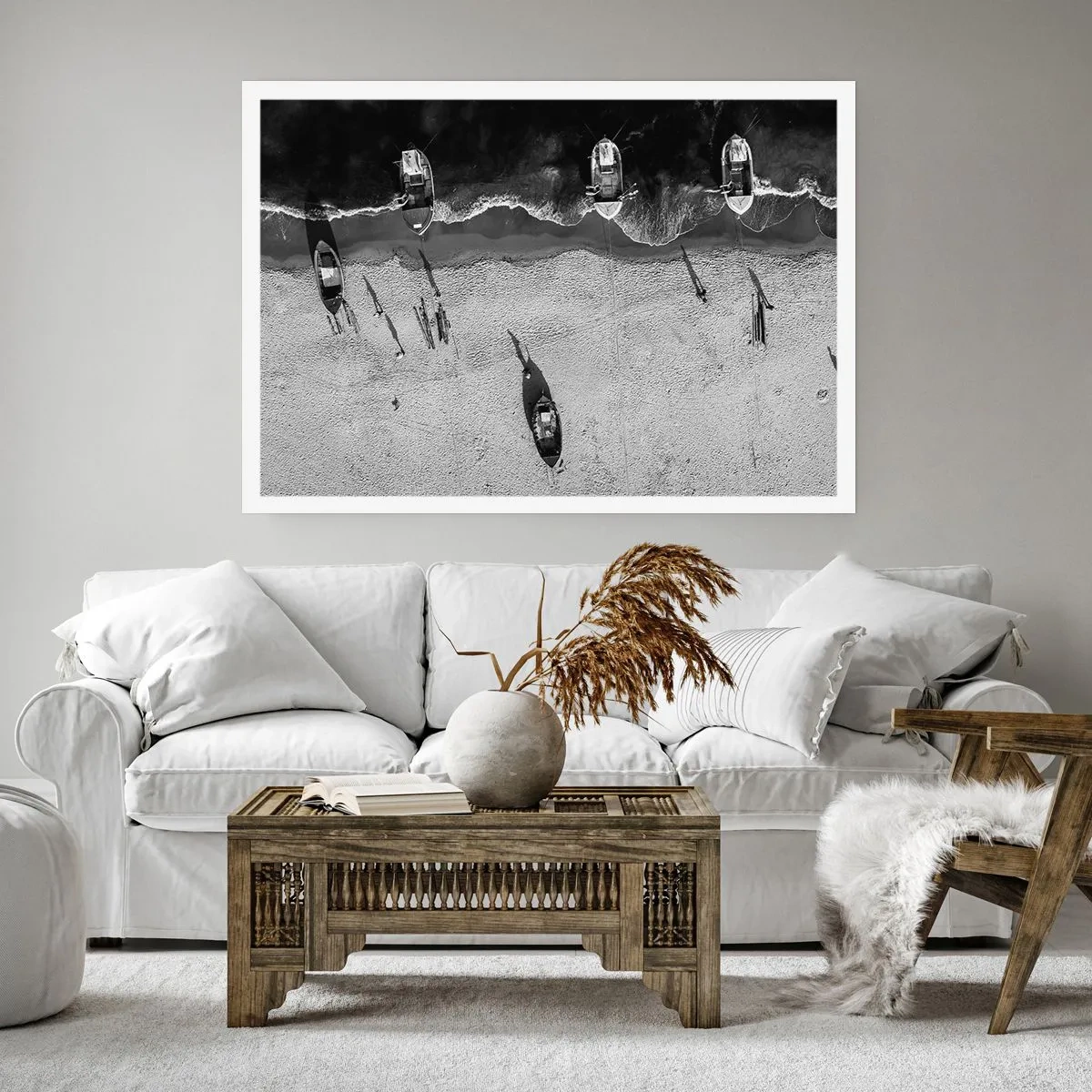 Affiche - Poster - Toujours sur le rivage… - 91x61 cm
