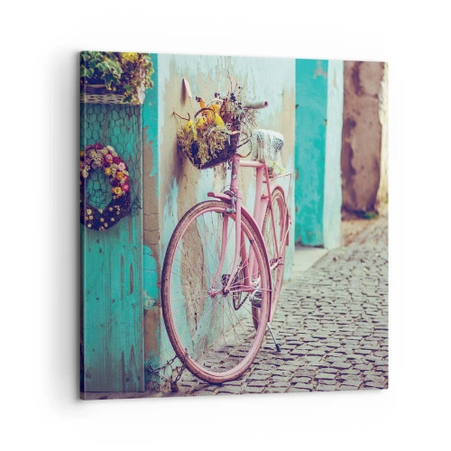 Impression sur toile - Image sur toile - Je reviens tout de suite - 60x60 cm