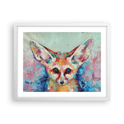 Affiche dans un cadre blanc - Poster - Etes-vous prêts pour moi? - 50x40 cm