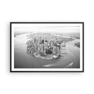 Affiche dans un cadre noir - Poster - Comment ne pas aimer ? - 91x61 cm