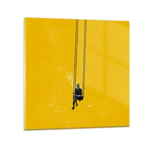 Impression sur verre - Image sur verre - Un jour comme tous les jours - 30x30 cm