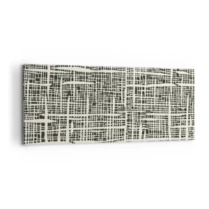 Impression sur toile - Image sur toile - Composition tissée - 100x40 cm