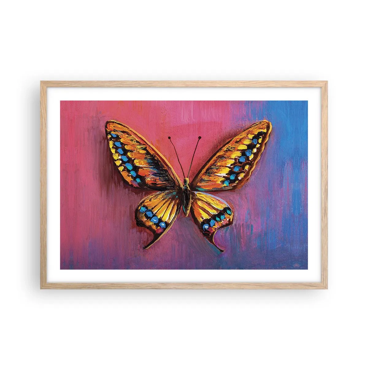 Affiche dans un chêne clair - Poster - Un joyau de la nature - 70x50 cm