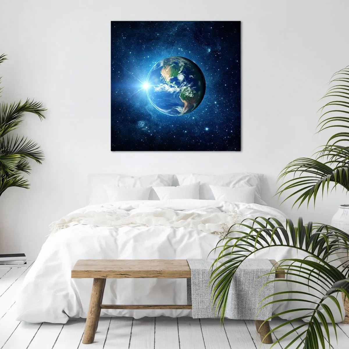Impression sur toile - Image sur toile - Nous sommes au paradis - 30x30 cm