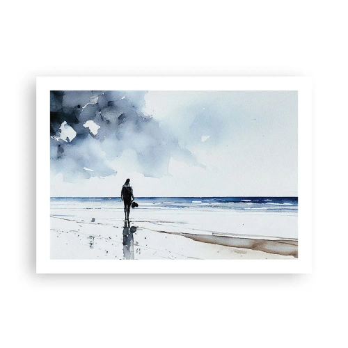 Affiche - Poster - Conversation avec la mer - 70x50 cm