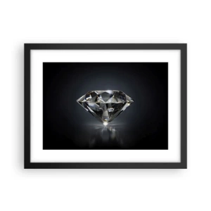 Affiche dans un cadre noir - Poster - La meilleure amie - 40x30 cm