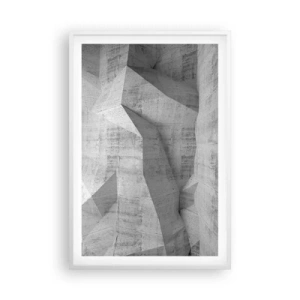 Affiche dans un cadre blanc - Poster - Un vrai challenge - 61x91 cm