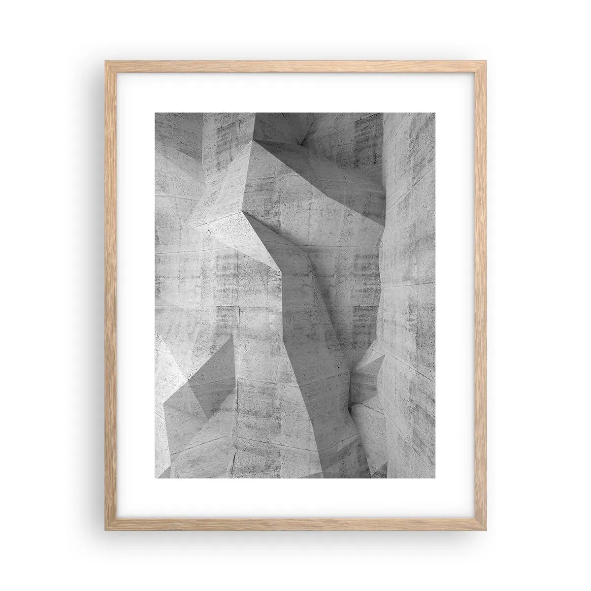 Affiche dans un chêne clair - Poster - Un vrai challenge - 40x50 cm