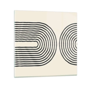 Impression sur verre - Image sur verre - Dans un instant... - 70x70 cm