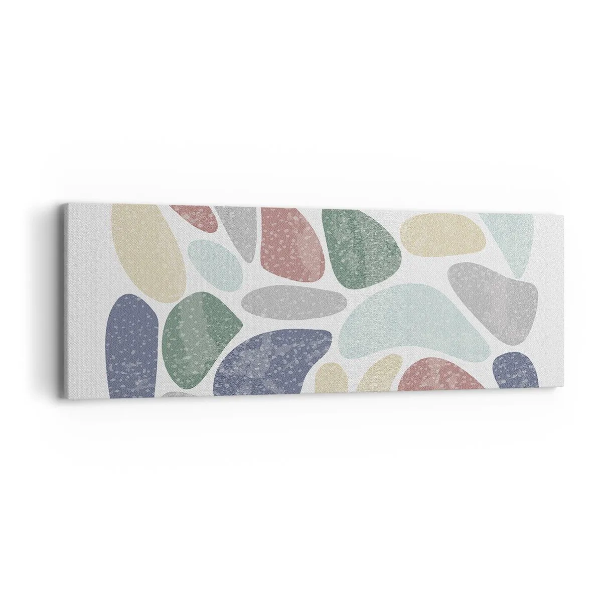 Impression sur toile - Image sur toile - Une mosaïque de couleurs poudrées - 90x30 cm