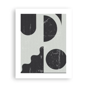 Affiche - Poster - Composition dessus et dessous - 40x50 cm